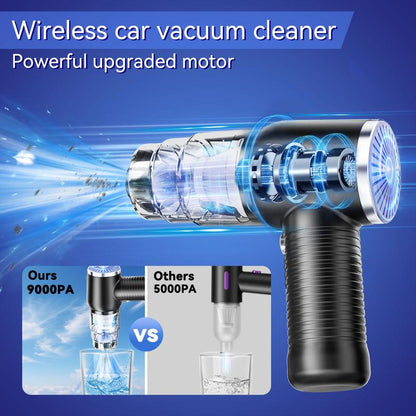 Powerful 2-In-1 Handheld Cordless Vacuum Cleaner for Home, Car & Desktop - Effortless Cleaning Anywhere!