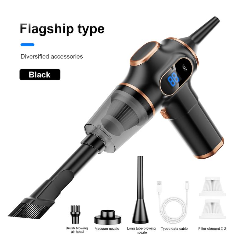 Powerful 2-In-1 Handheld Cordless Vacuum Cleaner for Home, Car & Desktop - Effortless Cleaning Anywhere!