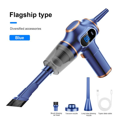 Powerful 2-In-1 Handheld Cordless Vacuum Cleaner for Home, Car & Desktop - Effortless Cleaning Anywhere!