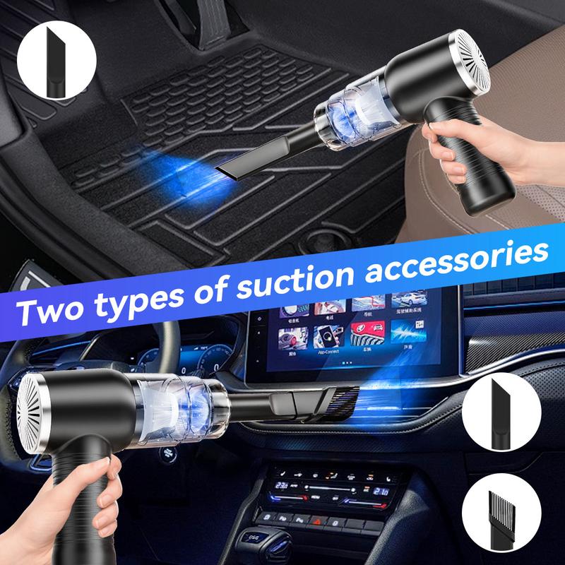 Powerful 2-In-1 Handheld Cordless Vacuum Cleaner for Home, Car & Desktop - Effortless Cleaning Anywhere!