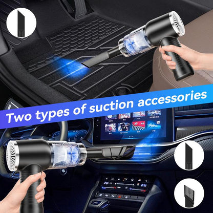 Powerful 2-In-1 Handheld Cordless Vacuum Cleaner for Home, Car & Desktop - Effortless Cleaning Anywhere!