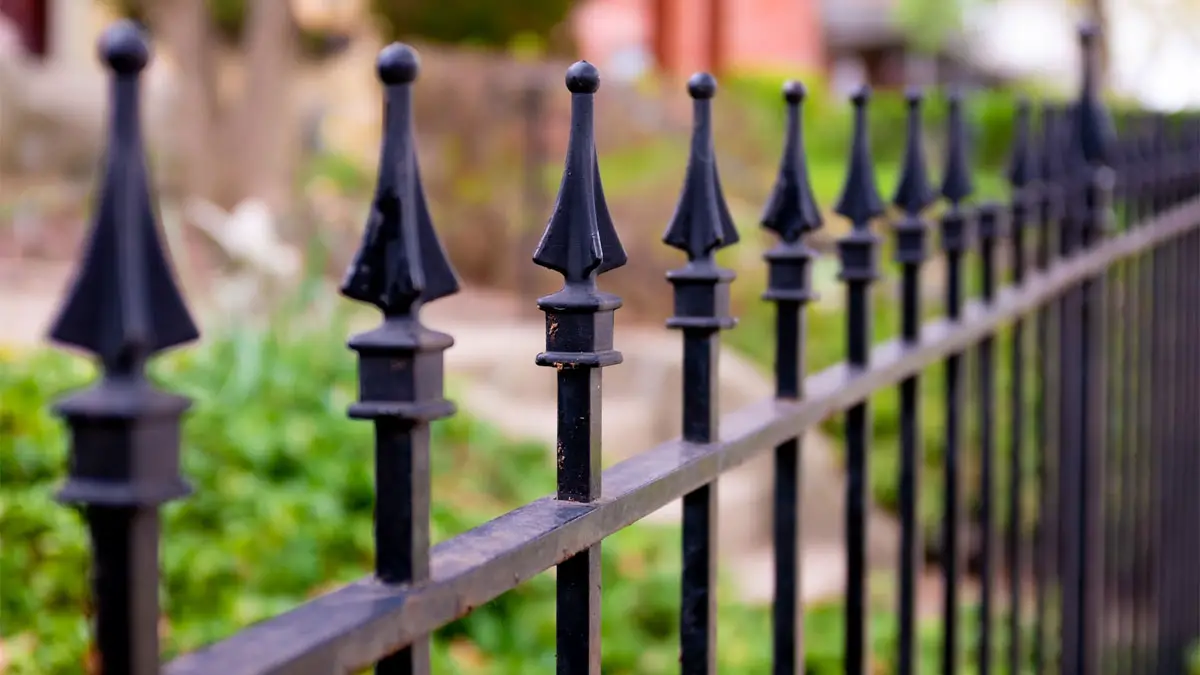 best paint for wrought iron fence